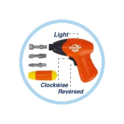 Insten 3 In 1 Take Apart Toy Robot & Truck Playset, Engineering Stem Project Kit For Kids, Red