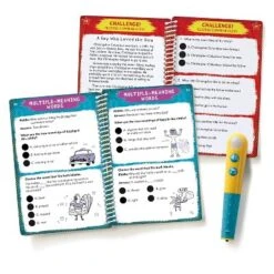 Educational Insights Hot Dots Jr. Let's Master Grade 3 Reading Set With Hot Dots Pen
