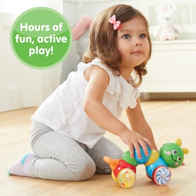 Kidoozie Press N Go Inchworm - Developmental Toy For Toddlers Ages 12 Months And Older 2 Kidoozie Press N Go Inchworm - Developmental Toy For Toddlers Ages 12 Months And Older - Image 2