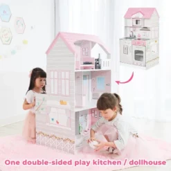 Teamson Kids 'Wonderland' Children's 2 In 1 Doll House & Play Kitchen TD-12515P -FUNKO Shop GUEST f536ee3b cc81 40e5 8fb6 67fca811e89f