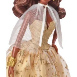 Barbie 13" Signature 2023 Holiday Collector Doll With Golden Gown And Dark Brown Hair -FUNKO Shop GUEST f7a85bcd ad97 4d3e 8821 340951699720