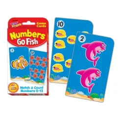 TREND Challenge Cards Numbers Go Fish, 6 Sets