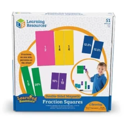 Learning Resources Double-Sided Magnetic Fraction Squares, 51 Pieces 7 Learning Resources Double-Sided Magnetic Fraction Squares, 51 Pieces -FUNKO Shop GUEST f86284c2 275b 40de 8e7a 06426b562c77
