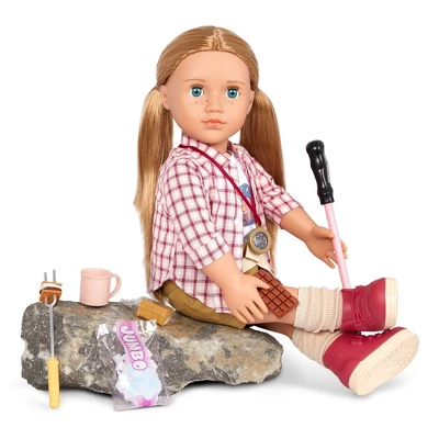 Our Generation Shannon Posable 18" Camping Doll & Storybook 1 Our Generation Shannon Posable 18" Camping Doll & Storybook