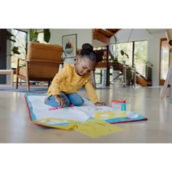Giant Aqua Draw Door & Floor Doodle Mat With 22 Mess-Free Tools – Chuckle & Roar