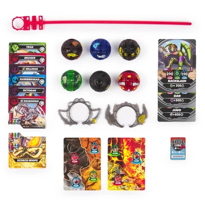 Bakugan Street Brawl Clash Pack Action Figure Set 1 Bakugan Street Brawl Clash Pack Action Figure Set