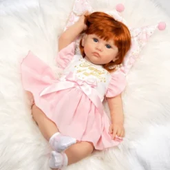 Paradise Galleries Reborn Toddler - Once Upon A Princess, 20 Inch Made In GentleTouch Vinyl, Red Hair, 6-Piece Realistic Baby Doll Gift Set -FUNKO Shop GUEST fdbbaa41 fc81 4134 abbe 3639bf845c37