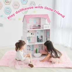 Teamson Kids 'Wonderland' Children's 2 In 1 Doll House & Play Kitchen TD-12515P -FUNKO Shop GUEST fe3a37f1 2d00 4e57 a0dc f4bb8c22d866
