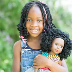 Ikuzi Dolls Multi Colored Dress Doll With Black Hair 18" Fashion Doll -FUNKO Shop GUEST fe82c15d 6658 4ecd a889 845d4ce56e68