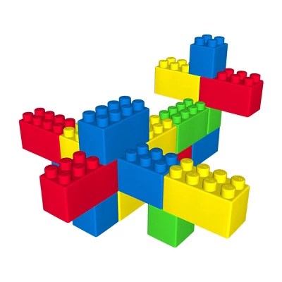 Waloo Sports Jumbo Building Blocks - 43pc Set 2 Waloo Sports Jumbo Building Blocks - 43pc Set - Image 2