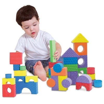 Edushape Textured Blocks Sorting And Stacking Set - Set Of 30 1 Edushape Textured Blocks Sorting And Stacking Set - Set Of 30